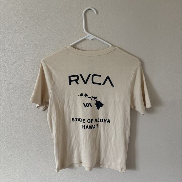 RVCA STATE OF ALOHA HAWAII WOMENS TEE XS - Picture 4 of 4